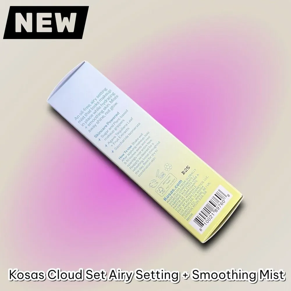 NEW NIB Kosas Cloud Set Airy Setting + Smoothing Mist 3.2 oz